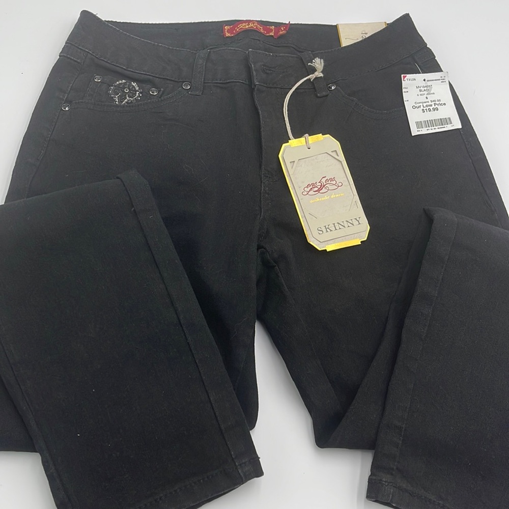 one5one Black Denim Jeans